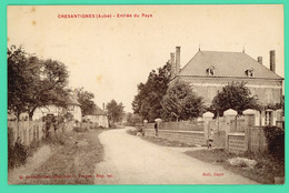 Crésantignes - Aube - Entrée Du Pays - - Troyes