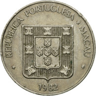 Monnaie, Macau, Pataca, 1982, Singapore Mint, TTB, Copper-nickel, KM:23.1 - Macao