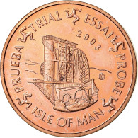 Isle Of Man, Médaille, 5 C, Essai-Trial, 2003, SPL, Cuivre - Autres & Non Classés