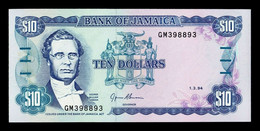 Jamaica 10 Dollars 1994 Pick 71e Capicua Radar SC UNC - Jamaica