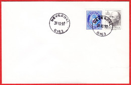 NORWAY -  8163 NEVERDAL (Nordland County) - Last Day/postoffice Closed On 1997.10.31 - Emisiones Locales