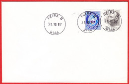 NORWAY -  8146 REIPÅ B - 23 MmØ - (Nordland County) - Last Day/postoffice Closed On 1997.10.31 - Local Post Stamps