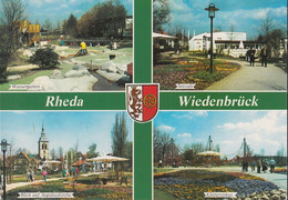 D-33378 Rheda-Wiedenbrück - Ansichten - Wassergarten - Seecafe - Kletterzirkus - Kirche - Rheda-Wiedenbrück