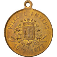 Belgique, Medal, Ville D'Anvers, 300th Anniversary Of Rubens Birth, Arts & - Autres & Non Classés