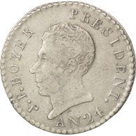 Monnaie, Haïti, 25 Centimes, 1827, TTB, Argent, KM:18.1 - Haiti