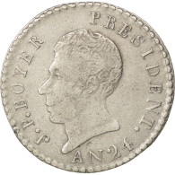 Monnaie, Haïti, 25 Centimes, 1827, TTB, Argent, KM:18.1 - Haïti