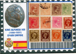 EUROPE:#SPAIN KINGDOM# KING ALPHONSE XIII#CLASSIC#1874>(ESC-260LC-1) (09) - Otros & Sin Clasificación