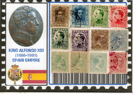 EUROPE:#SPAIN KINGDOM# KING ALPHONSE XIII#CLASSIC#1874>(ESC-260LC-1) (11) - Other & Unclassified