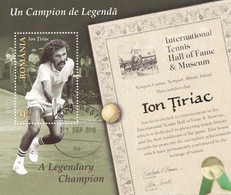 Romania 2015 Tennis Legends - Ion Țiriac (Block) MNH - Unused Stamps