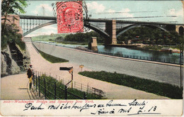 CPA AK Washington Bridge And Speedway NEW YORK CITY USA (790421) - Puentes Y Túneles