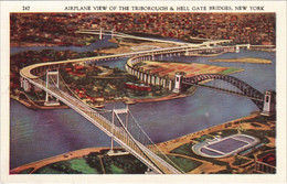 CPA AK Triborough And Hell Gate Bridges NEW YORK CITY USA (790476) - Bruggen En Tunnels