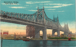 CPA AK Queensboro Bridge NEW YORK CITY USA (790477) - Puentes Y Túneles