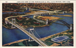 CPA AK Triborough And Hell Gate Bridges NEW YORK CITY USA (790483) - Bridges & Tunnels