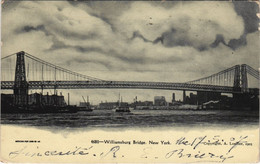 CPA AK Williamsburg Bridge NEW YORK CITY USA (790552) - Brücken Und Tunnel