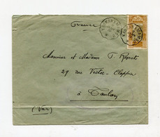 !!! GUINEE, LETTRE DE 1936 POUR TOULON, CACHET DE CONVOYEUR KANKAN A MAMOU - Lettres & Documents