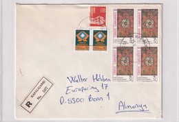 2535, 2567, 2589 Auf R-Brief Nach Deutschland - Storia Postale