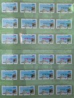 Set Collection-Black, Red & Green Imprint Taiwan 2019 Formosan Serow ATM Frama Stamps - Goat Mount Unusual - Verzamelingen & Reeksen