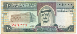 Arabie Saoudite - Billet De 10 Riyals - Roi Fahd - Non Daté (1983) - P23d - Arabia Saudita
