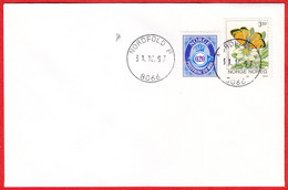 NORWAY -  8066 NORDFOLD B - 24 MmØ - (Nordland County) - Last Day/postoffice Closed On 1997.10.31 - Local Post Stamps