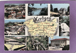 88 XERTIGNY Multivues Avec Carte Géographique Du Département Des Vosges Multi-vues - Xertigny