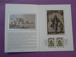 Encart FDC Folder Jacques Callot 54 Nancy + 57 Metz 1992 - Incisioni