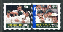 Australia 2007 Australia Wins The Ashes Set MNH (SG 2736-2737) - Mint Stamps