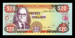 Jamaica 20 Dollars 1995 Pick 72e Capicua Radar SC UNC - Jamaica