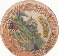 ÉTIQUETTE DE FROMAGE -  PETIT CAMEMBERT - LE RADIEUX - Cheese
