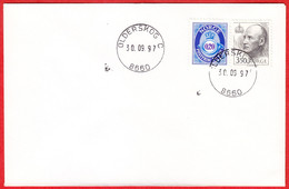 NORWAY -  8660 OLDERSKOG C - 24 MmØ - (Nordland County) - Last Day/postoffice Closed On 1997.09.30 - Emissioni Locali