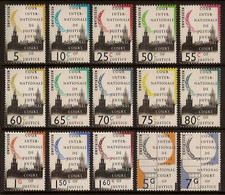 Nederland 1989-1994 Dienst 44/58 Postfris/MNH Cour Internationale De Justice, Service Stamps - Officials