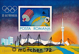 MUNCHEN 72 OLYMPIC GAMES  ROMANIA BLOCK MNH IMPERFORATE NONDANTELE MINT - Summer 1972: Munich