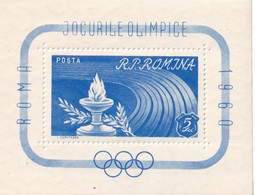 OLIMPIC GAMES ROMA 1960 ROMANIA BLOCK  MNH - Ete 1960: Rome