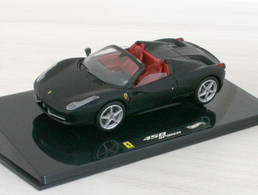 HOTWHEELS ELITE - FERRARI 458 Spider - Noir Mat - W1184 - 1/43 - Hot Wheels