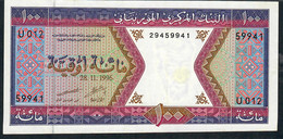 MAURITANIA P4h 100 OUGUYIA 1996 XF - Mauritania