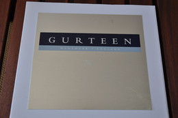 Plaque De Revendeur 'Gurteen - Menswear - England' - Emailschilder (ab 1960)