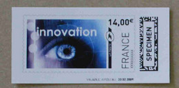 Ti02-02 : SPECIMEN - Innovation, Oeil 14.00 €  +  14.15 € (autoadhésifs / Autocollants) - Specimen