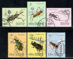 Cuba 1980 Mi# 2448-2453 Used - Insects - Used Stamps