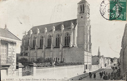 Niort - Rue Gambetta - église St étienne - Niort