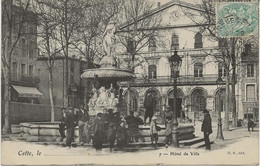 CETTE ( SETE ) HERAULT - HOTEL DE VILLE  -ANNEE 1905 - Sete (Cette)