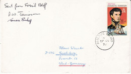 British Antarctic Territory (BAT) 1973 Ca  17 DE 73 Adelaide Island / Cover Sent From Fossil Bluff, Signatures (52513) - Covers & Documents