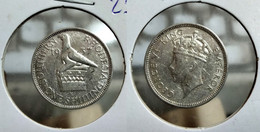 SOUTHERN RHODESIA ONE SHILLING 1937 Km# 11 SILVER (G#07-21.1) - Rhodesien