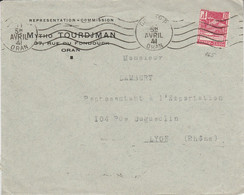 ALGERIE SEUL SUR LETTRE A EN TETE DE ORAN POUR LA FRANCE 1941 - Lettres & Documents