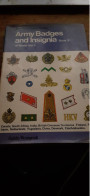 Army Badges And Insignia Since 1945 Book Two GUIDO ROSIGNOLI Blandford Press 1975 - Oorlog 1939-45