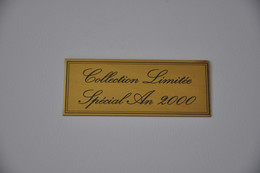Plaque 'Collection Limitée Spécial An 2000' - Enameled Signs (after1960)