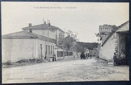 CPA MARSEILLE LA GAVOTTE LES ECOLES (13 BDR ) Animée FEMMES ATTELAGES  CHEVAUX AUTOMOBILINE AERO GARAGE MOTO GAZ - Nordbezirke, Le Merlan, Saint-Antoine