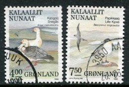 GREENLAND 1990 Birds IV Used.  Michel 199-200 - Usati