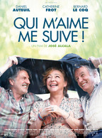 Affiche De Cinéma " QUI M'AIME ME SUIVE " Format 120X160 Cm - Affiches & Posters