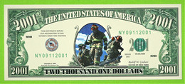 USA / THE UNITED  STATES OF AMERICA /  BILLET FICTIF / / NO LEGAL TENDER / 2001 DOLLARS - Fictifs & Spécimens