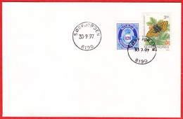 NORWAY -  8190 SØRFJORDEN - (Nordland County) - Last Day/postoffice Closed On 1997.09.30 - Local Post Stamps