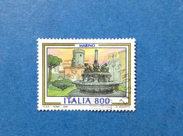 1998 ITALIA FRANCOBOLLO USATO ITALY STAMP USED TURISTICA MARINO - 1991-00: Afgestempeld